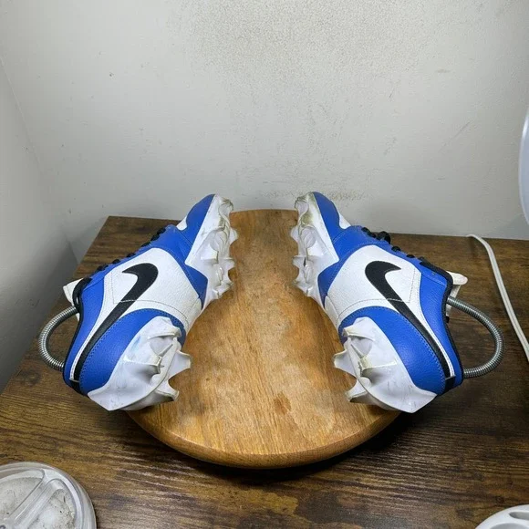 Air Jordan 1 Low TD Cleats Football Men's Size 8.5 Royal Blue White FJ6245-104